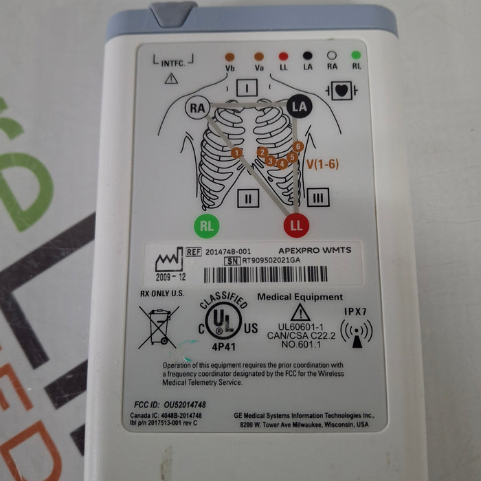 GE Healthcare GE Healthcare ApexPro CH Telemetry Transmitter Patient Monitors reLink Medical