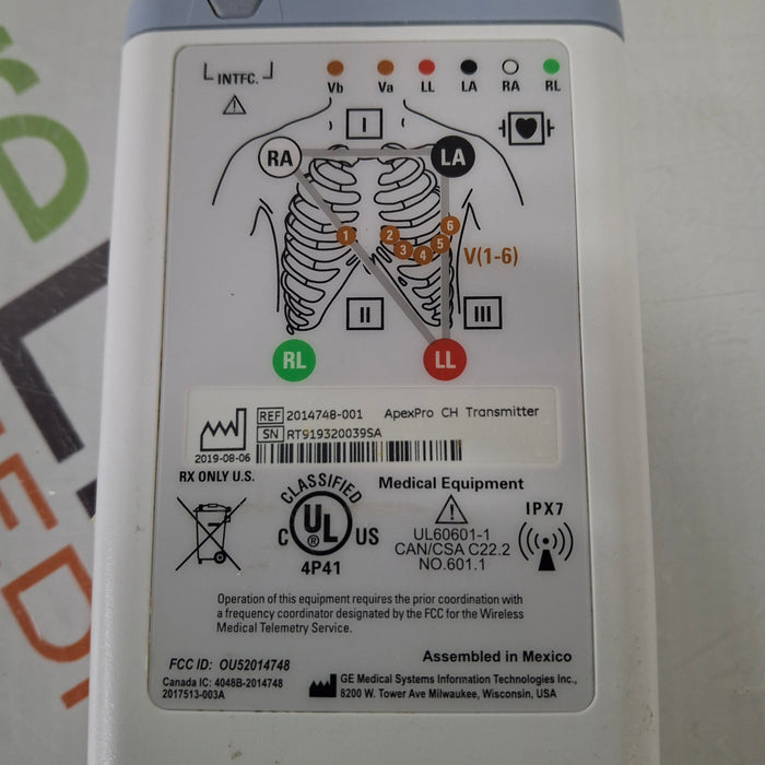 GE Healthcare GE Healthcare ApexPro CH Telemetry Transmitter Patient Monitors reLink Medical