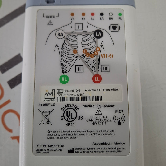 GE Healthcare ApexPro CH Telemetry Transmitter