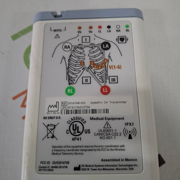 GE Healthcare GE Healthcare ApexPro CH Telemetry Transmitter Patient Monitors reLink Medical