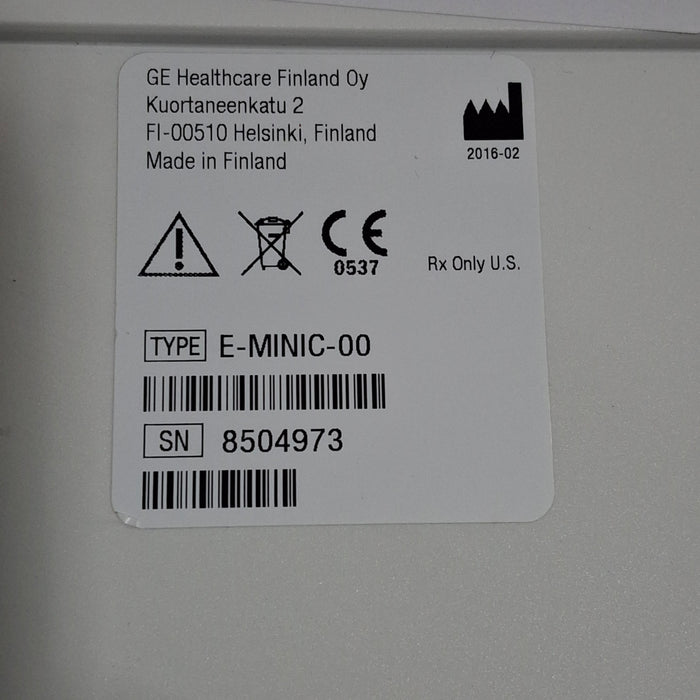 GE Healthcare GE Healthcare E-miniC-00 CO2 Module Patient Monitors reLink Medical