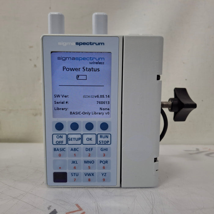 Baxter Baxter Sigma Spectrum 6.05.14 with A/B/G/N Battery Infusion Pump Infusion Pump reLink Medical
