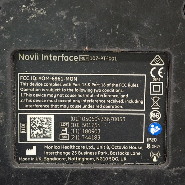 Monica Healthcare Limited Monica Healthcare Limited 107-PT-001 Fetal Monitor Patient Monitors reLink Medical