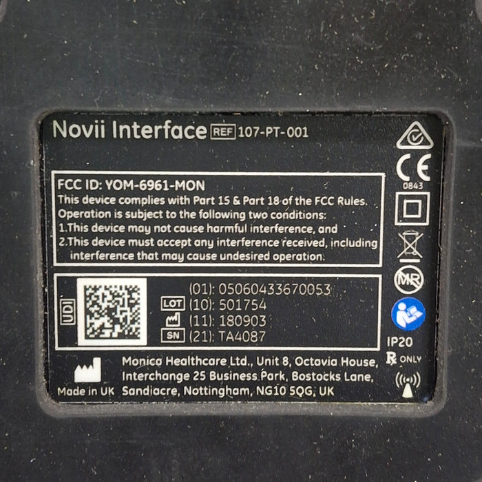Monica Healthcare Limited Monica Healthcare Limited 107-PT-001 Fetal Monitor Patient Monitors reLink Medical