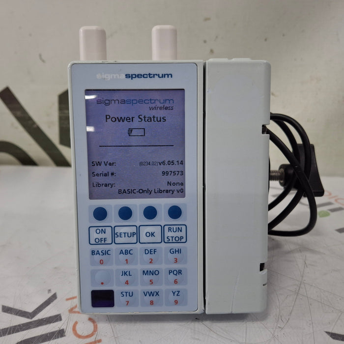 Baxter Baxter Sigma Spectrum 6.05.14 with A/B/G/N Battery Infusion Pump Infusion Pump reLink Medical