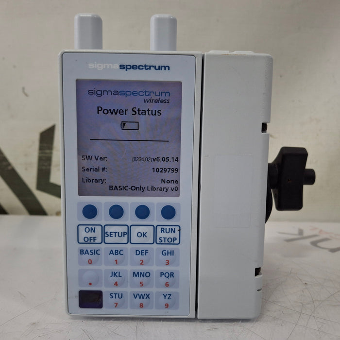 Baxter Baxter Sigma Spectrum 6.05.14 with A/B/G/N Battery Infusion Pump Infusion Pump reLink Medical