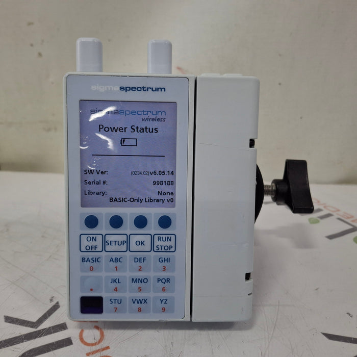 Baxter Baxter Sigma Spectrum 6.05.14 with A/B/G/N Battery Infusion Pump Infusion Pump reLink Medical