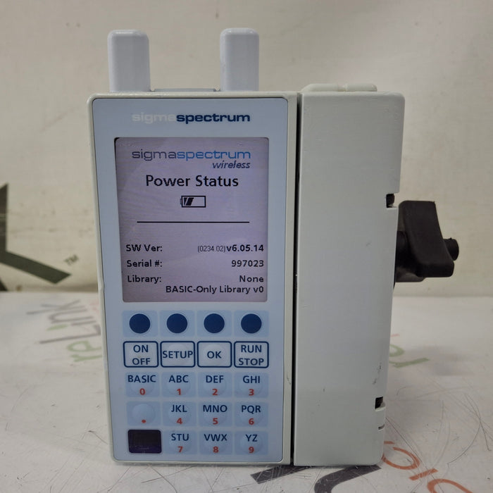 Baxter Baxter Sigma Spectrum 6.05.14 with A/B/G/N Battery Infusion Pump Infusion Pump reLink Medical