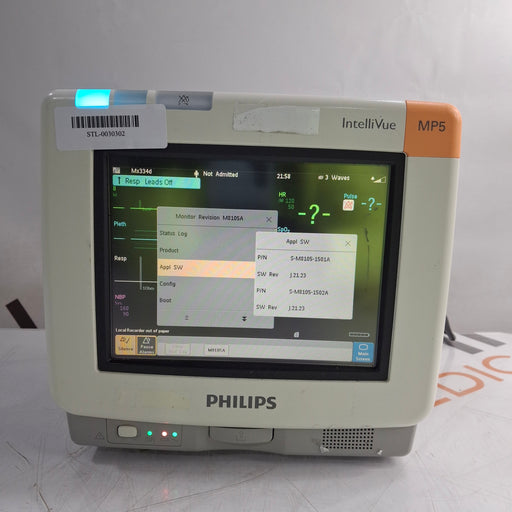 Philips Philips Intellivue MP5 - ECG, Fast SpO2, NIBP Patient Monitor Patient Monitors reLink Medical