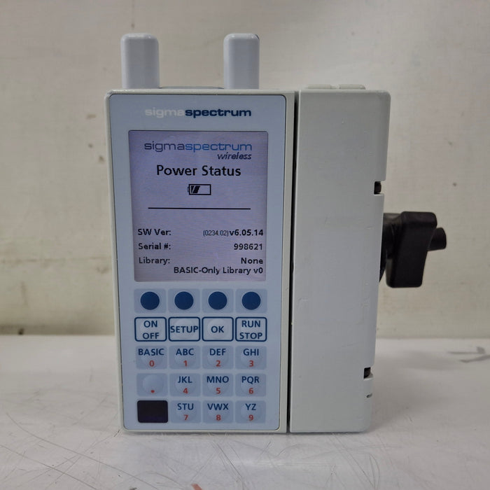 Baxter Baxter Sigma Spectrum 6.05.14 with A/B/G/N Battery Infusion Pump Infusion Pump reLink Medical