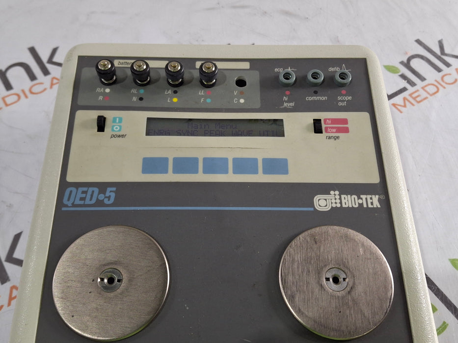 Bio-Tek Instruments Bio-Tek Instruments QED-5 Defib Analyzer Test Equipment reLink Medical