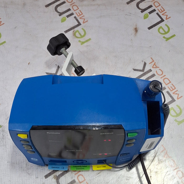 GE Healthcare GE Healthcare Dinamap V100 - NIBP, SpO2, Temp Vital Signs Monitor Patient Monitors reLink Medical