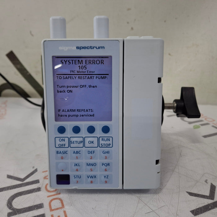 Baxter Baxter Sigma Spectrum 6.05.14 with A/B/G/N Battery Infusion Pump Infusion Pump reLink Medical