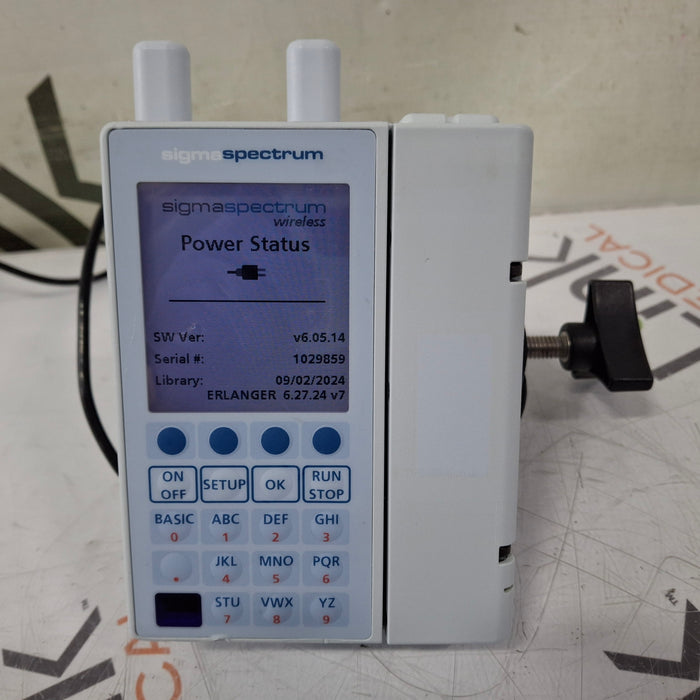 Baxter Baxter Sigma Spectrum 6.05.14 with A/B/G/N Battery Infusion Pump Infusion Pump reLink Medical