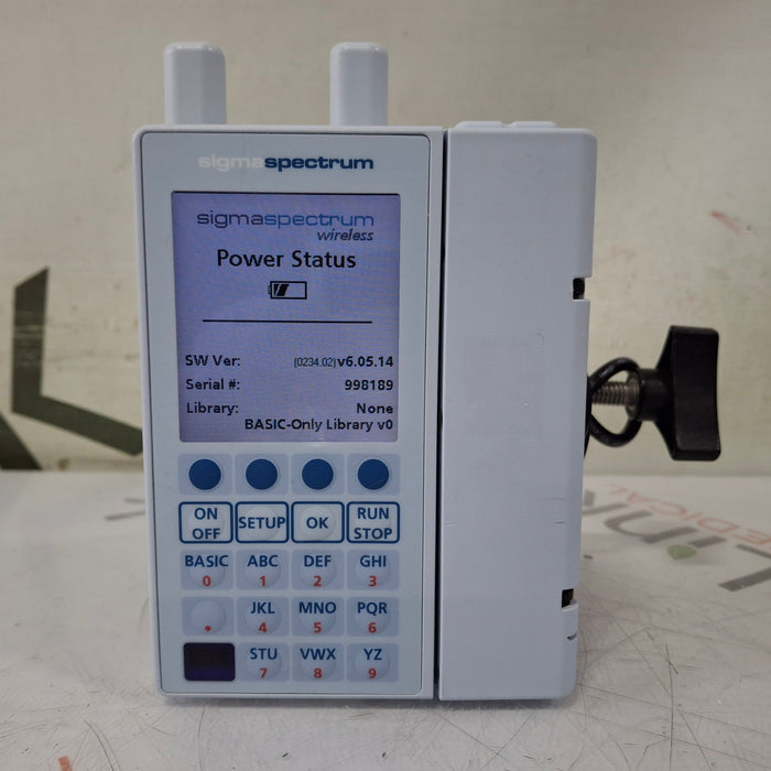 Baxter Baxter Sigma Spectrum 6.05.14 with A/B/G/N Battery Infusion Pump Infusion Pump reLink Medical