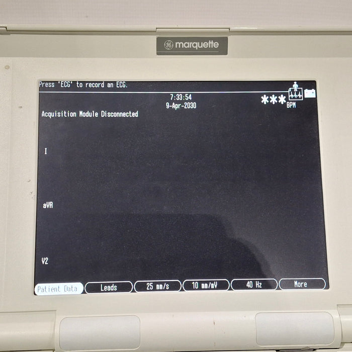 GE Healthcare GE Healthcare MAC 5000 ECG without CAM Module Cardiology reLink Medical