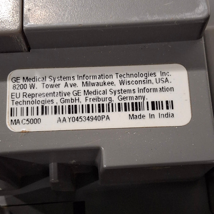 GE Healthcare GE Healthcare MAC 5000 ECG without CAM Module Cardiology reLink Medical