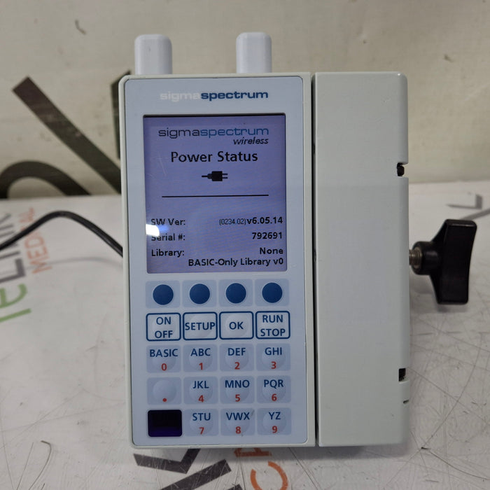 Baxter Baxter Sigma Spectrum 6.05.14 with A/B/G/N Battery Infusion Pump Infusion Pump reLink Medical