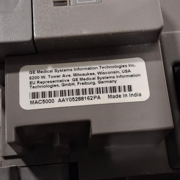 GE Healthcare GE Healthcare MAC 5000 ECG without CAM Module Cardiology reLink Medical