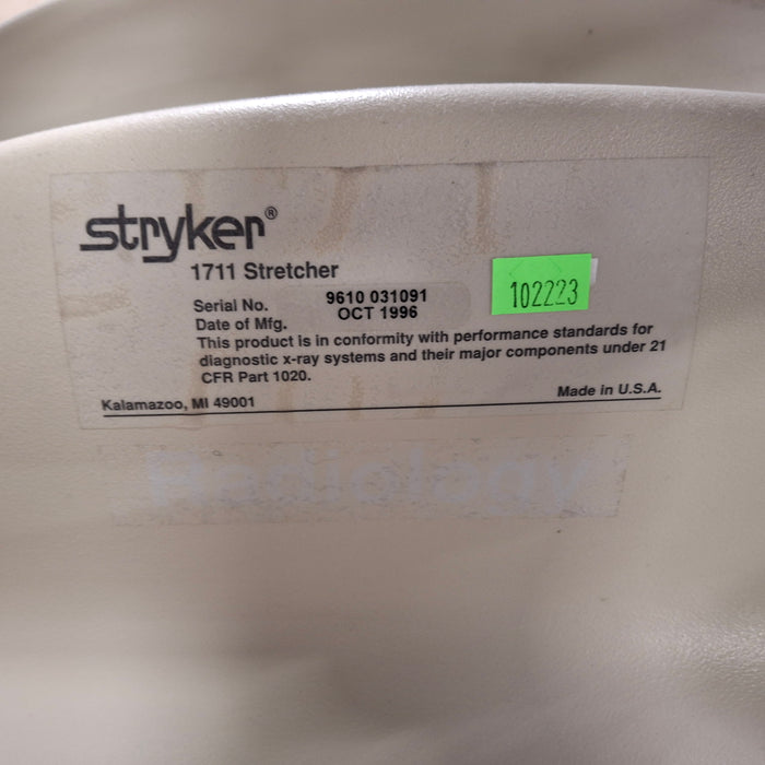 Stryker Stryker 1711 Stretcher Beds & Stretchers reLink Medical