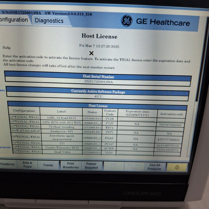 GE Healthcare GE Healthcare Carescape B450 Critical Care Patient Monitor Patient Monitors reLink Medical