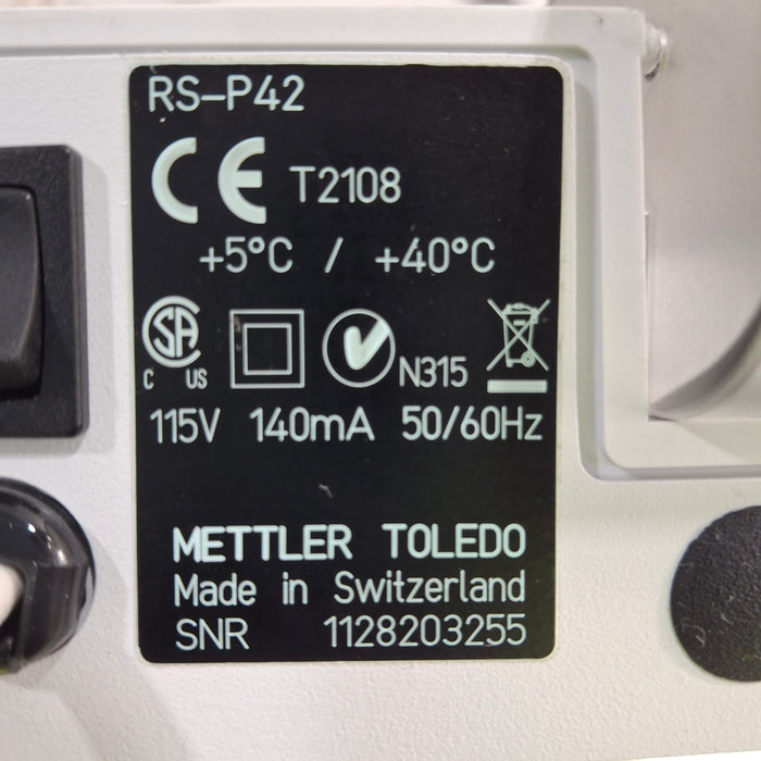 Mettler-Toledo, Inc. Mettler-Toledo, Inc. RS-P42 Dot Matrix Printer Test Equipment reLink Medical