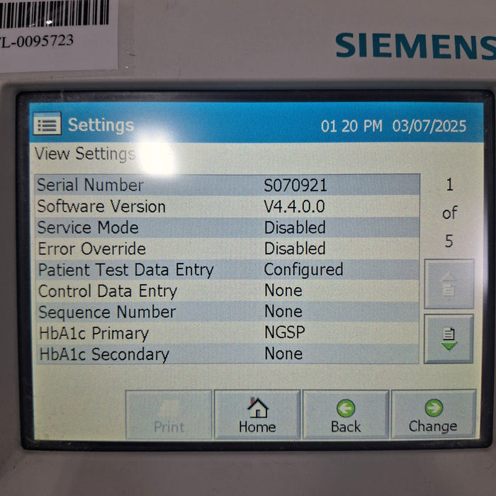 Siemens DCA Vantage Analyzer
