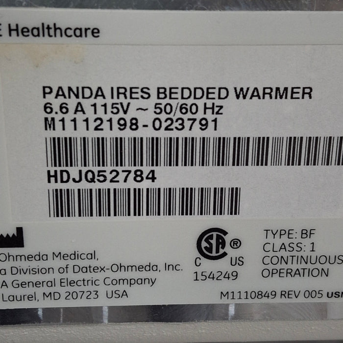 GE Healthcare GE Healthcare Panda IRES Infant Warmer Infant Warmers and Incubators reLink Medical