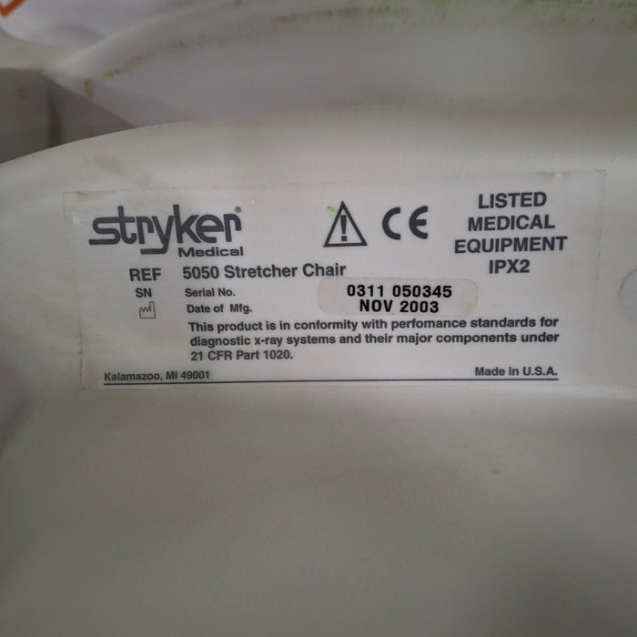 Stryker Stryker 5050 Stretcher Chair Gurney Patient Transport Beds & Stretchers reLink Medical