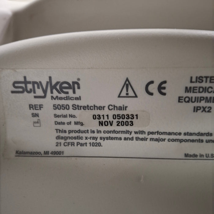 Stryker Stryker 5050 Stretcher Chair Gurney Patient Transport Beds & Stretchers reLink Medical
