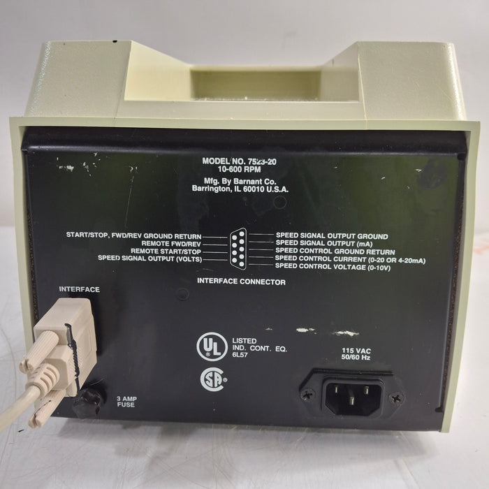 Cole Parmer Cole Parmer Masterflex 7523-20 Pump Speed Controller Research Lab reLink Medical