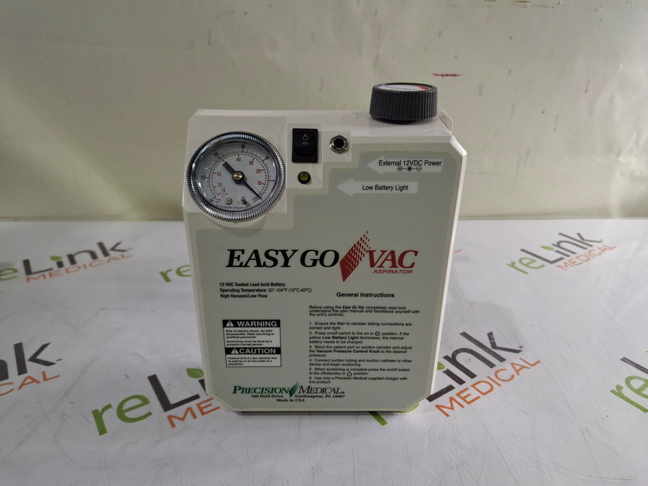 Precision Medical Precision Medical Easy Go Vac PM65 Aspirator Surgical Equipment reLink Medical