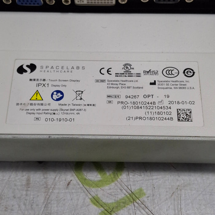 Spacelabs Healthcare Xprezzon 94267 Opt-19 Patient Monitor