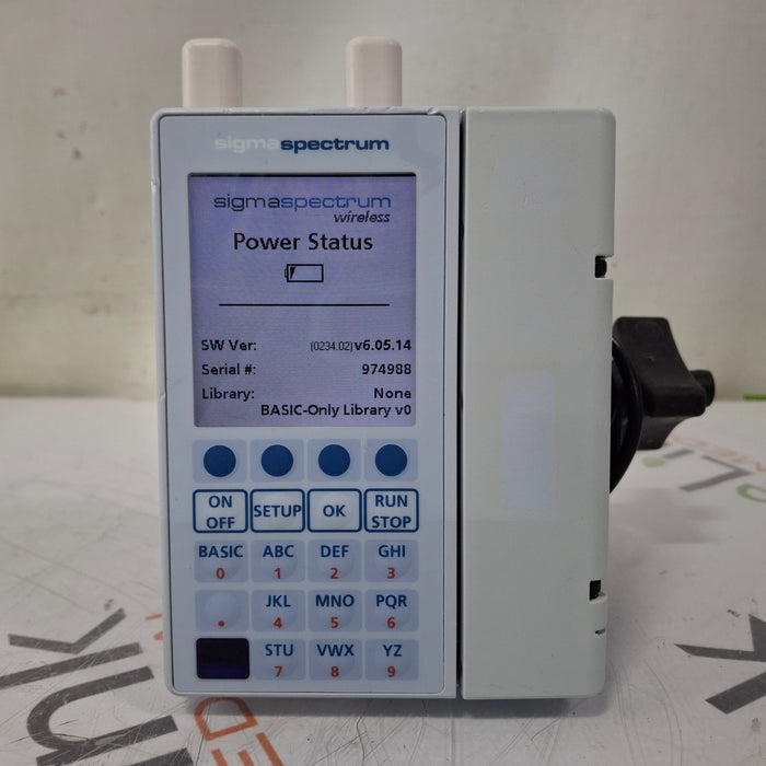 Baxter Baxter Sigma Spectrum 6.05.14 with A/B/G/N Battery Infusion Pump Infusion Pump reLink Medical
