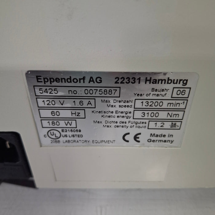 Eppendorf 5415D Centrifuge