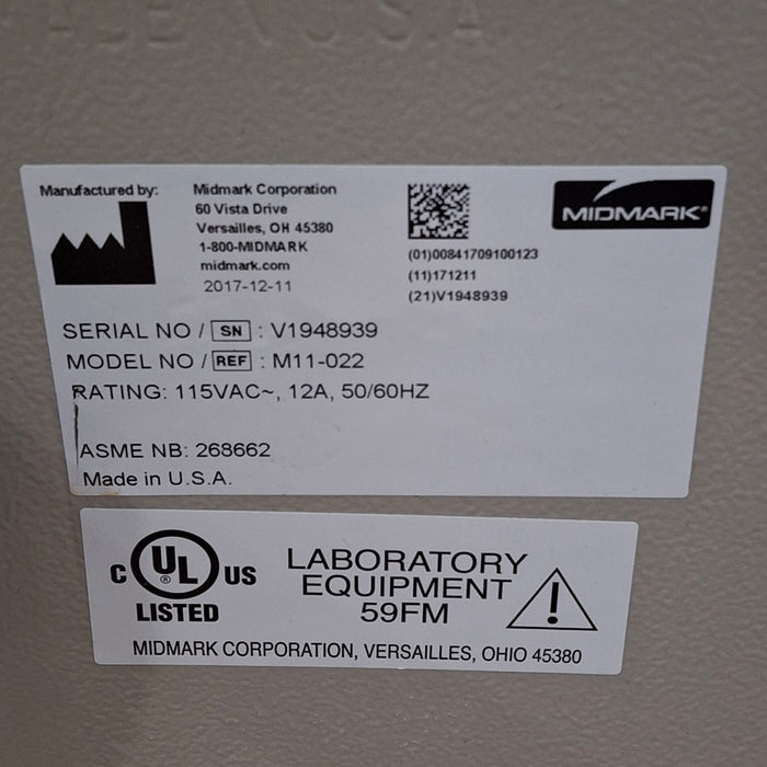 Midmark Midmark M11-022 UltraClave Autoclave Sterilizer Sterilizers & Autoclaves reLink Medical