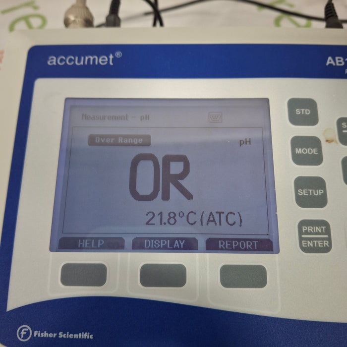 Fisher Scientific Fisher Scientific Accumet AB150 Portable pH/mV Meter Research Lab reLink Medical