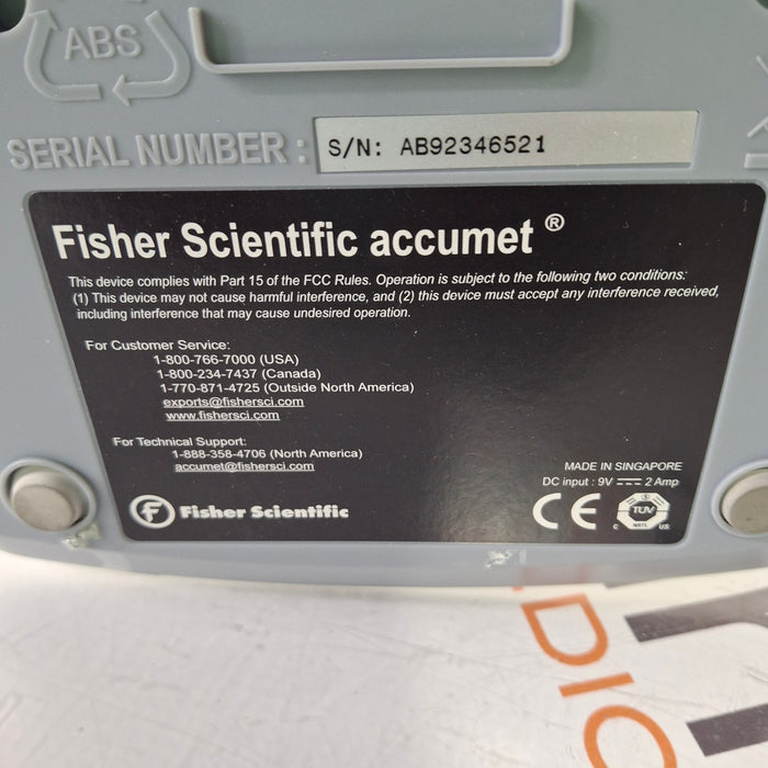 Fisher Scientific Fisher Scientific Accumet AB150 Portable pH/mV Meter Research Lab reLink Medical