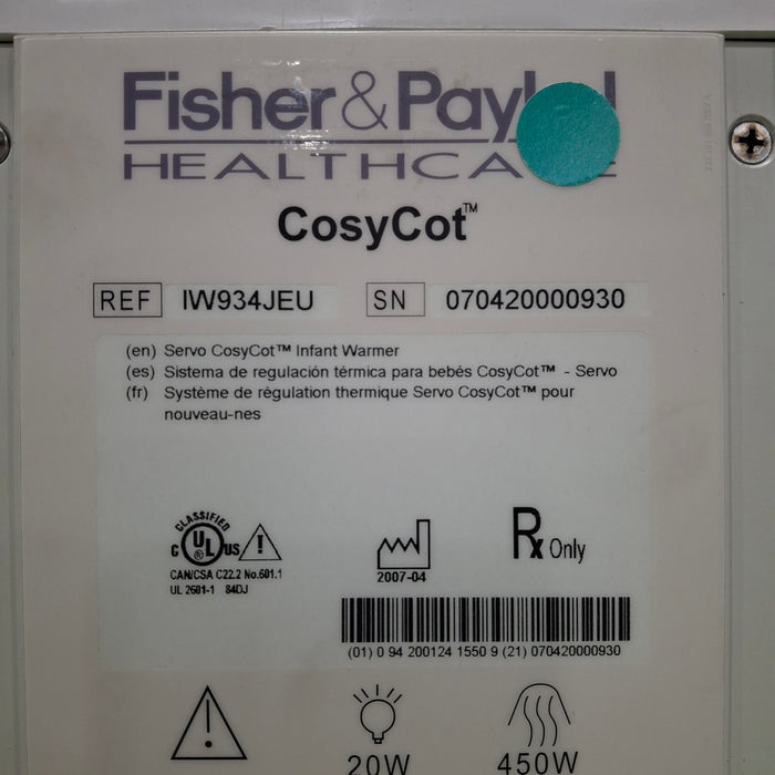 Fisher & Paykel Fisher & Paykel CosyCot Infant Warmer Infant Warmers and Incubators reLink Medical