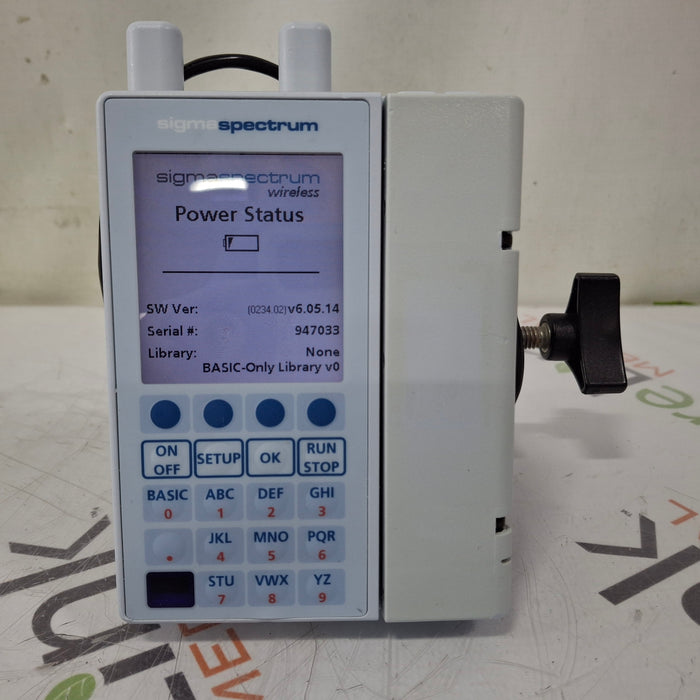Baxter Baxter Sigma Spectrum 6.05.14 with A/B/G/N Battery Infusion Pump Infusion Pump reLink Medical