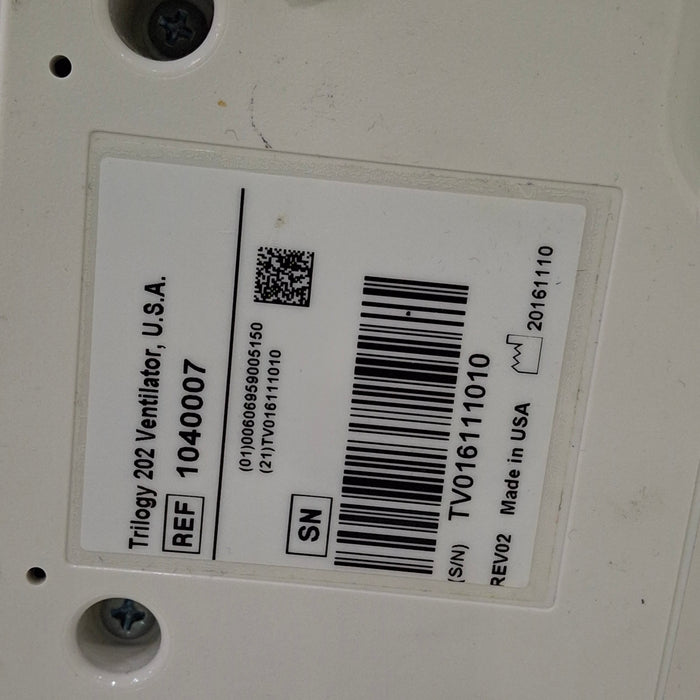 Respironics Respironics Trilogy 202 Ventilator Respiratory reLink Medical