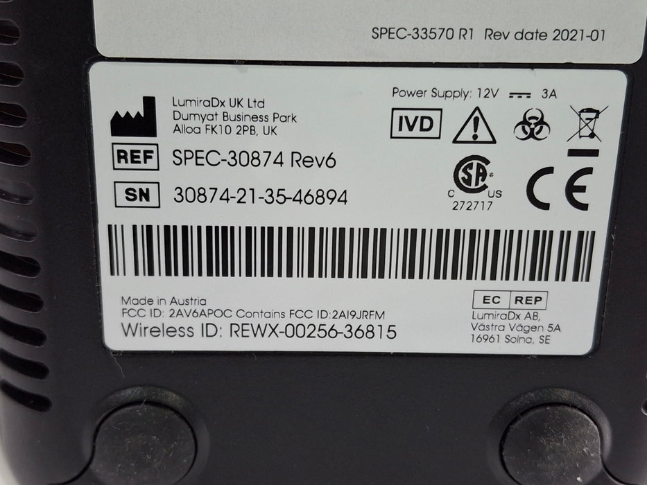 LumiraDx LumiraDx SPEC-30874 Rapid Detection Device Research Lab reLink Medical
