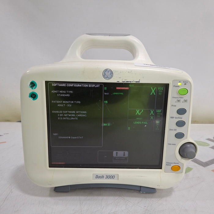GE Healthcare GE Healthcare Dash 3000 - Masimo SpO2 Patient Monitor Patient Monitors reLink Medical
