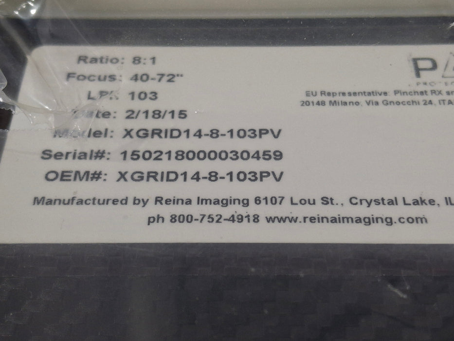Reina Imaging Reina Imaging XGRID14-8-103PV X-Ray Grid X-Ray Equipment reLink Medical