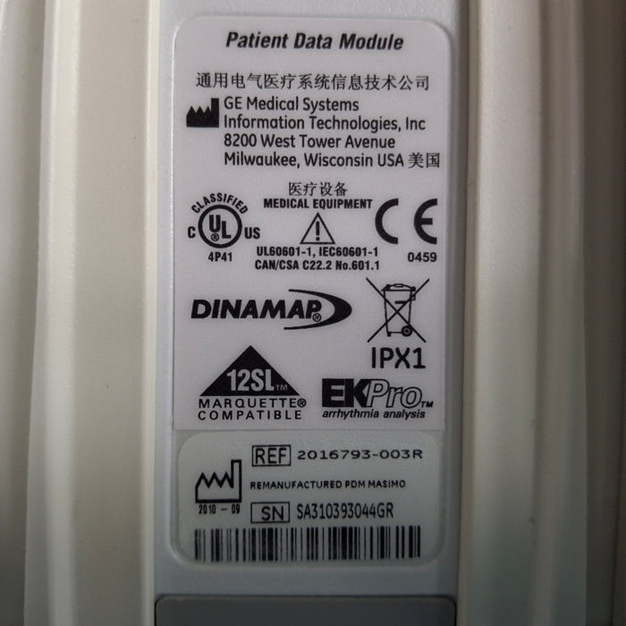 GE Healthcare GE Healthcare PDM Masimo Patient Data Module Patient Monitors reLink Medical