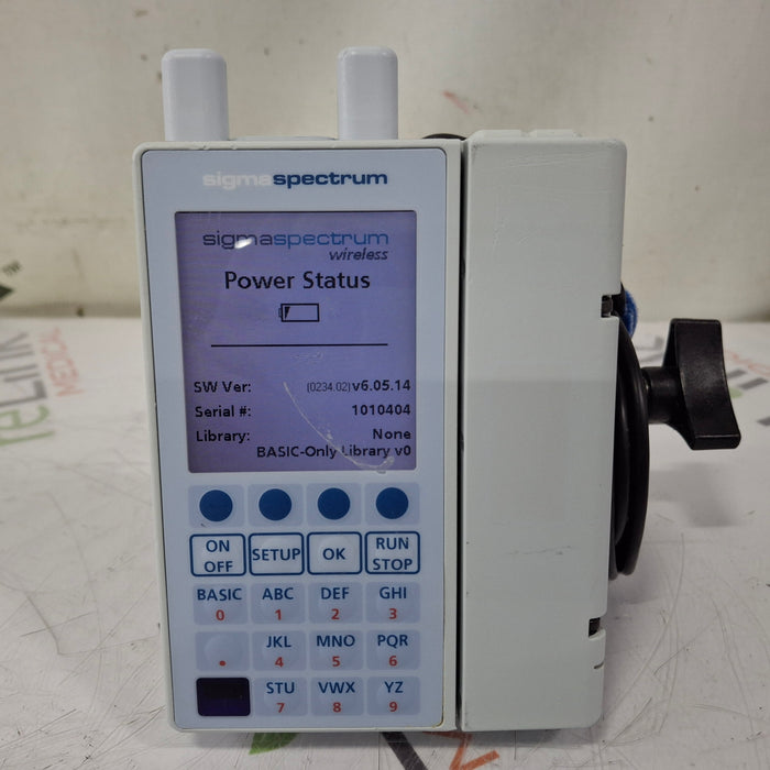 Baxter Baxter Sigma Spectrum 6.05.14 with A/B/G/N Battery Infusion Pump Infusion Pump reLink Medical