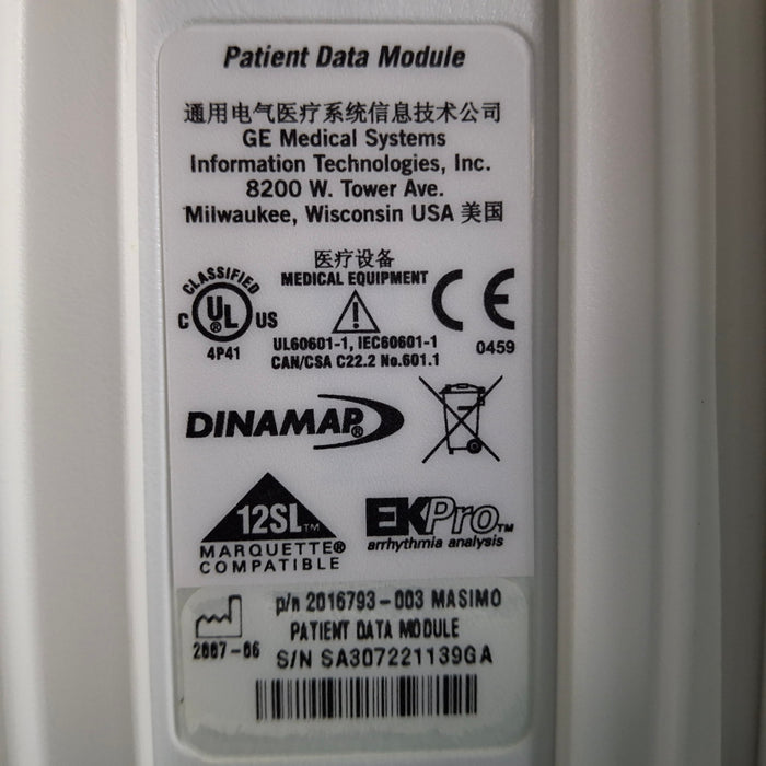 GE Healthcare GE Healthcare PDM Masimo Patient Data Module Patient Monitors reLink Medical