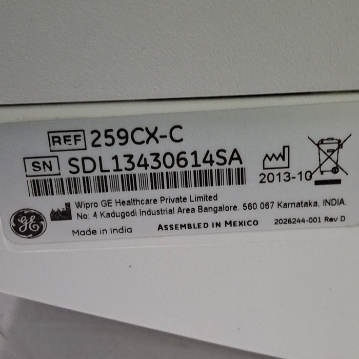 GE Healthcare GE Healthcare Corometrics 250cx Series Model 259cx-c Fetal Monitor Patient Monitors reLink Medical