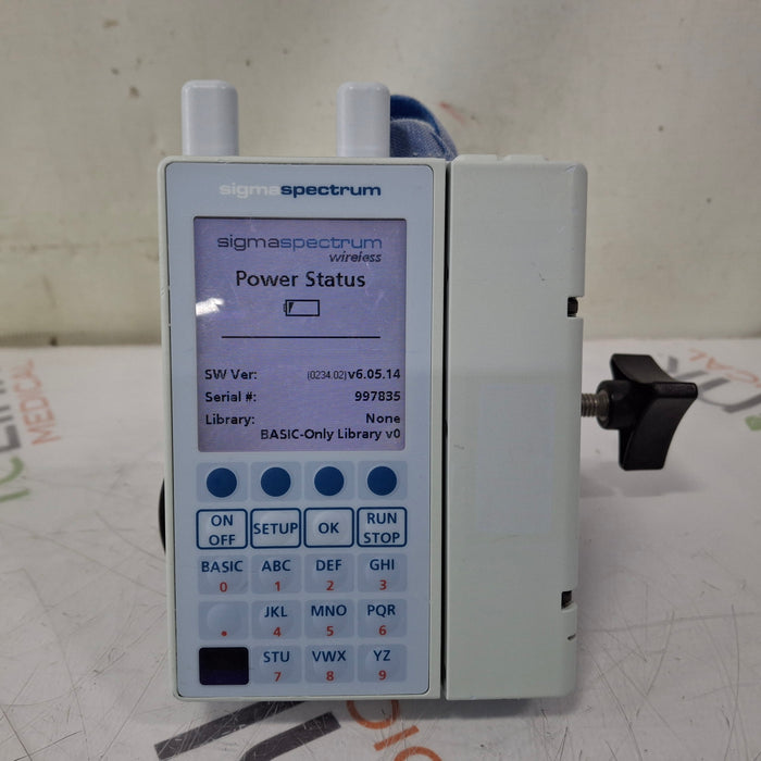 Baxter Baxter Sigma Spectrum 6.05.14 with A/B/G/N Battery Infusion Pump Infusion Pump reLink Medical