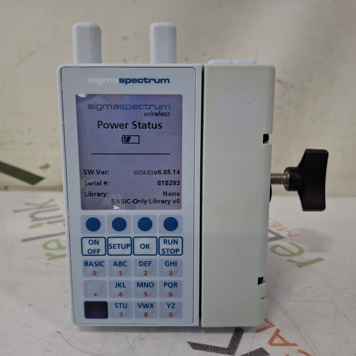 Baxter Baxter Sigma Spectrum 6.05.14 with A/B/G/N Battery Infusion Pump Infusion Pump reLink Medical